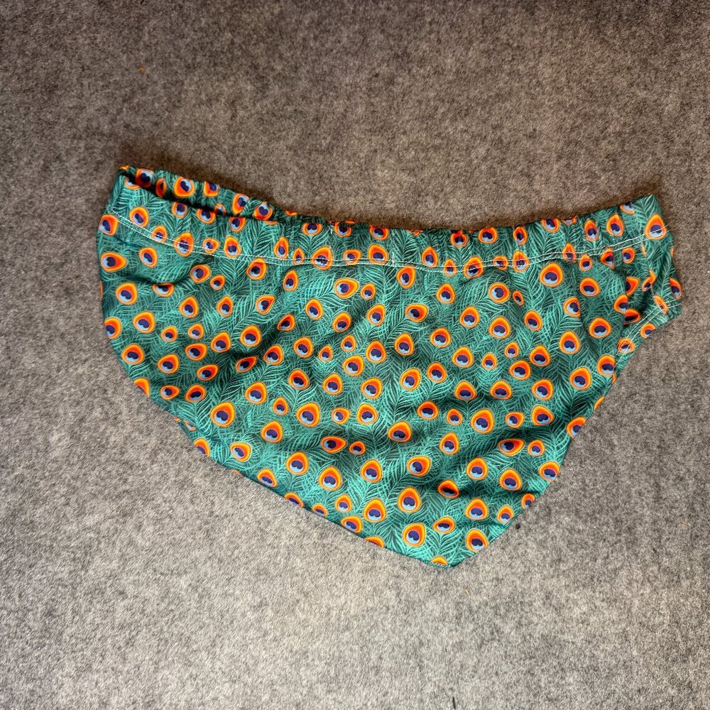 Jimmy Trendy Men’s Swim Brief Peacock Print Size Large - Picture 5 of 8